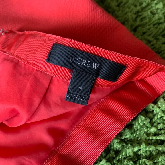 J.Crew Circle Mini Skirt in Crinkle Crepe - Picture 3 of 5